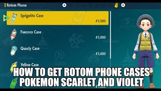 Pokemon Scarlet and Violet How to Get Phone Cases For Your Rotom Phone