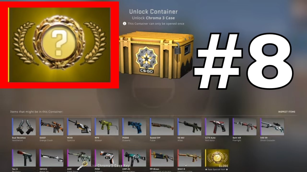 Opening a CSGO case everyday until I get a knife #8 #csgo - YouTube