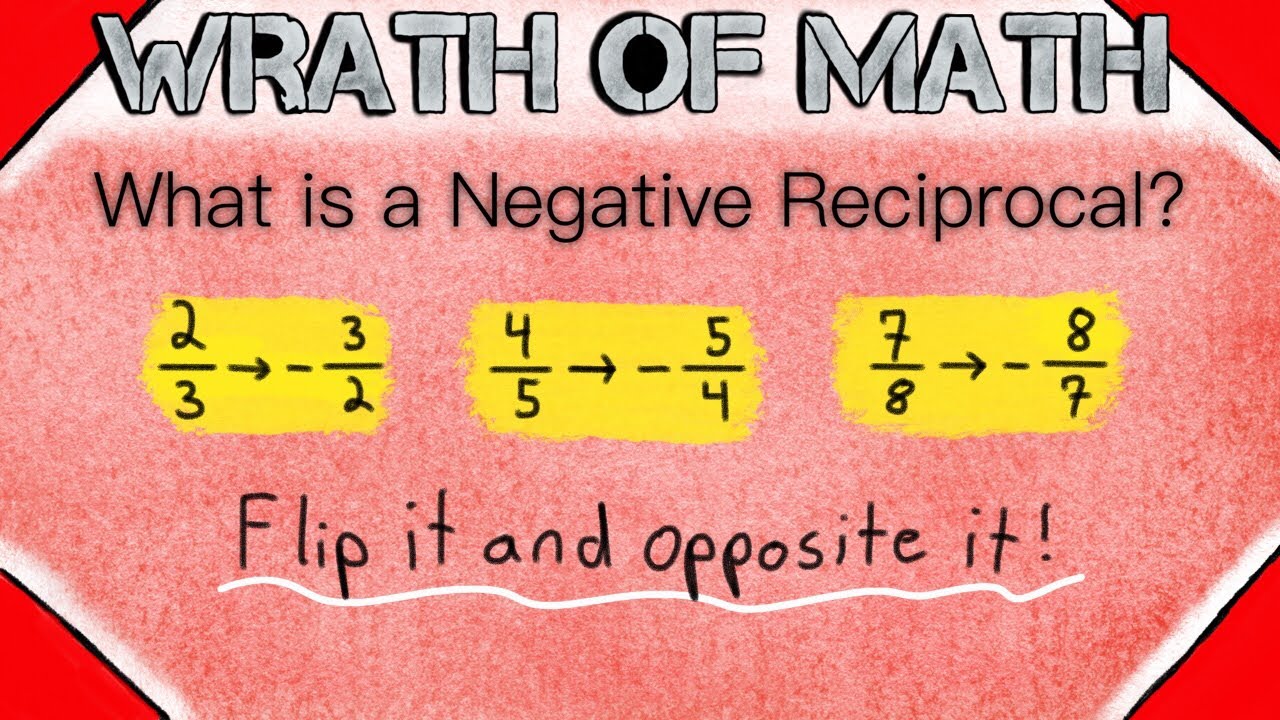 What is a Negative Reciprocal?