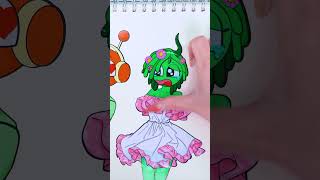 INCREDIBOX SPRUNKI Oren Surprises Pinki with a Love Confession 💖😳 | Sticker Book ASMR #shorts