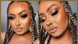 IN DEPTH FULL GLAM | Goodbyeee ‘clean girl makeup’ Let’s Get CAKED 🤎