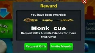 8 Ball Pool ( Monk Cue ) Free 100% Working Get New Link/ Reward screenshot 3