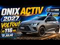 Novo Chevrolet Onix Activ 2027 Está de Volta! Preço, Motor e Equipamentos Revelados