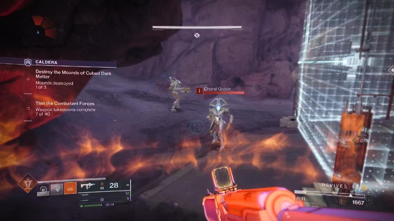 Caldera glitch to make runs faster