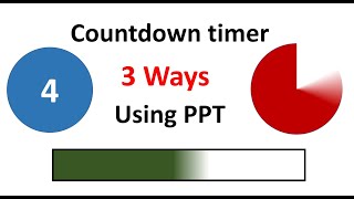 How to make countdown timer in PPT  3 easy ways | Hindi