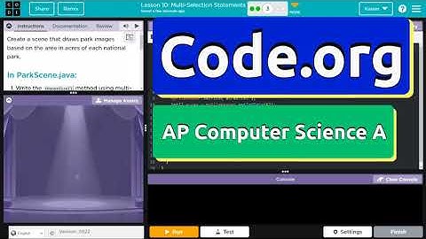Code.org Lesson 10.3 Multi-Selection Statements | Tutorial with Answers | Unit 4 Computer Science A