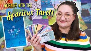 Working with the Spacious Tarot for 2 weeks! 💙 Tarot Spreads & Exercises Reading Vlog | KEEP OR CULL