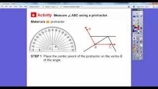 Full Measure and Draw Angles - Lesson 11.3 Update