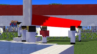 Perdana  Bendera Pusaka Minecraft Berkibar Secara Sempurna Di Istana Minecraft Pada Hut Ri Ke77
