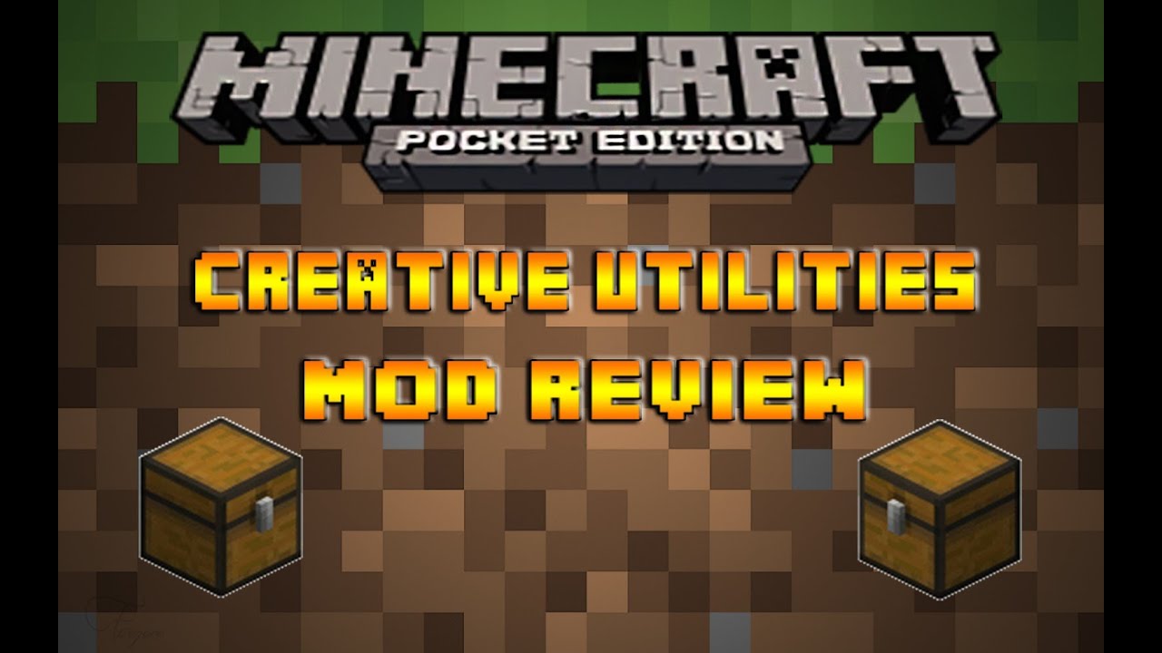 Minecraft Pocket Edition- Creative Utilities Mod Review {0.6.1}