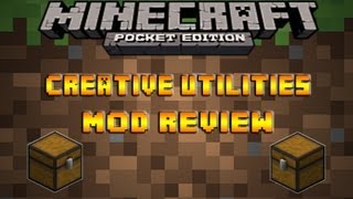 Minecraft Pocket Edition- Creative Utilities Mod Review {0.6.1} screenshot 2