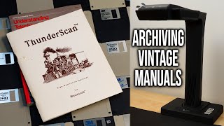 Archiving Vintage Manuals with the CZUR ET16 Plus Scanner