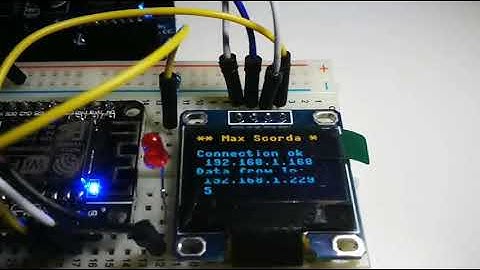 Esp8266 Micropython Socket client & server