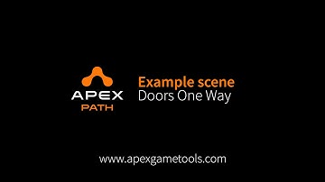 Apex Path Example scene Doors One Way