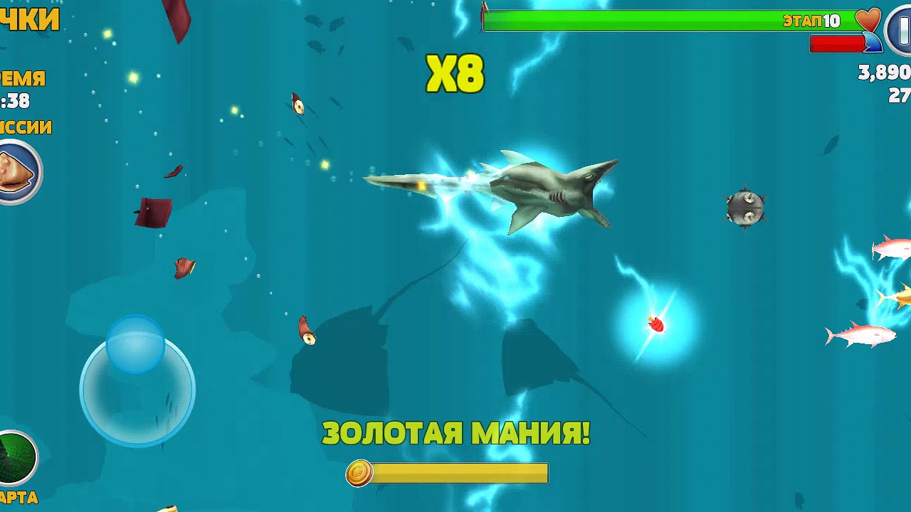 Электро акулы карта