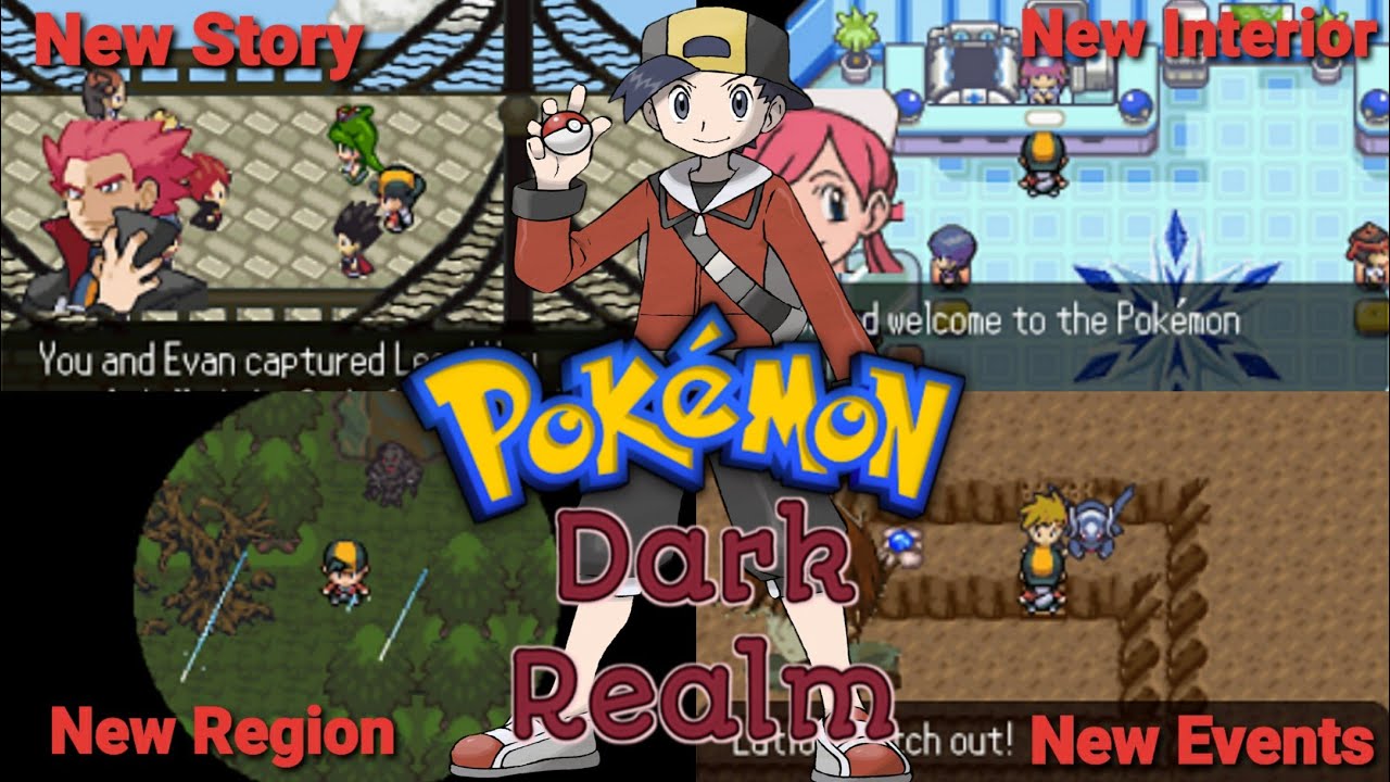 Pokemon Dark Realm GBA RomHack EngBeta 3 InGame Cheats, New