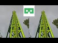 VR 3D video Roller Coaster 17  Американские Горки для VR очков 3D SBS VR box