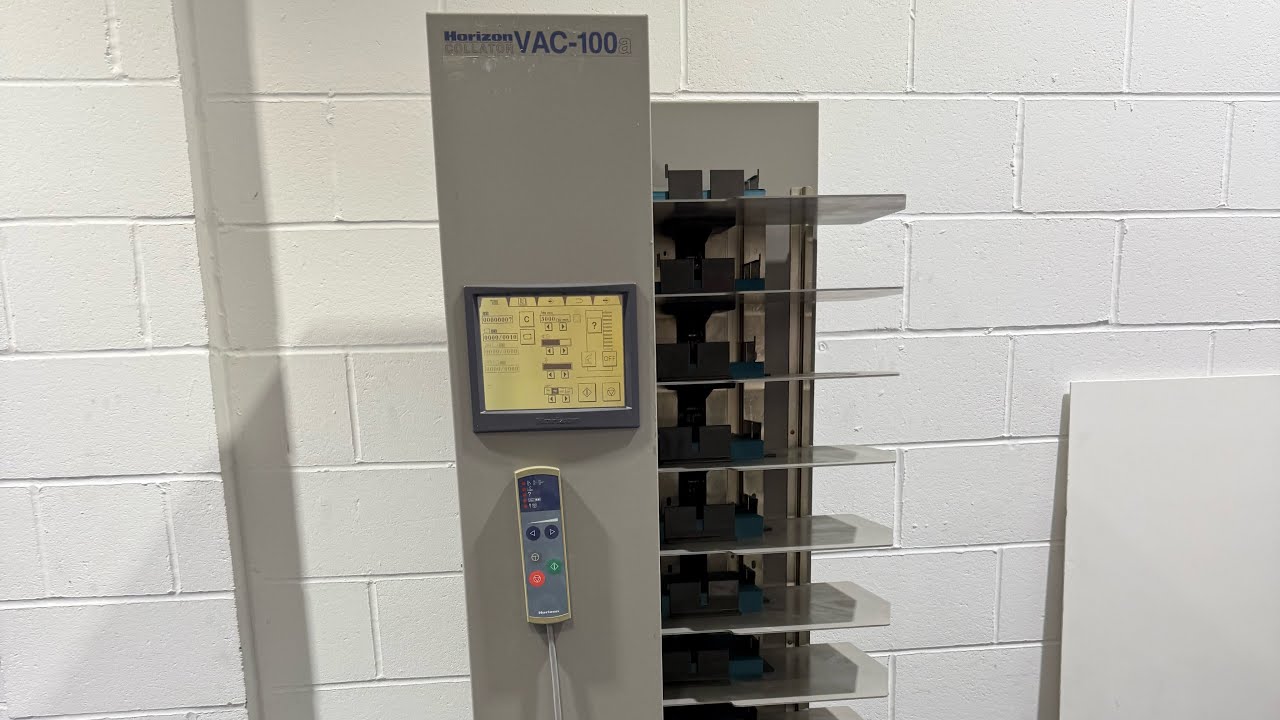 Horizon VAC-100a Suction Collator For Sale