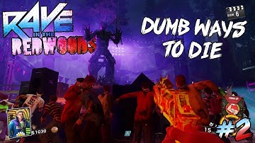 5 DUMB Ways To Die In "Rave In The Redwoods" (Infinite Warfare Zombies Fails)