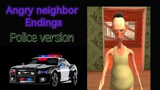 Angry Neighbor Ending (Police Version)