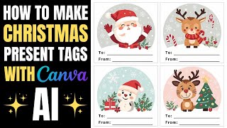 How To Make Cute Christmas Tags With Canva AI screenshot 2