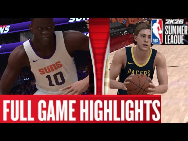 Game Highlights | NBA 2K25 Game NBA 2K26 Summer League | Suns Vs Pacers