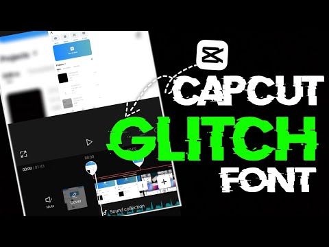 Glitch Font In Video🔥// Capcut Glitch Font // Capcut Edits #capcut #tutorial