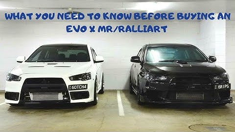 What You Need To Know Before Buying An Evo X MR Or Ralliart (Evo X Drive and Chat)