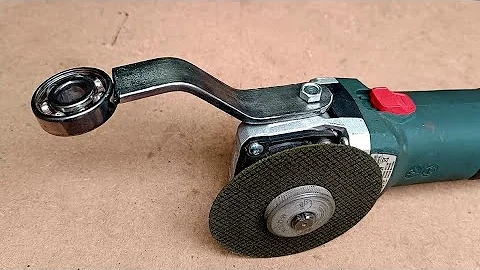 Breakthrough Idea: DIY Adapter For Angle Grinder Anyone Can Make / Angle Grinder Hack / How to make
