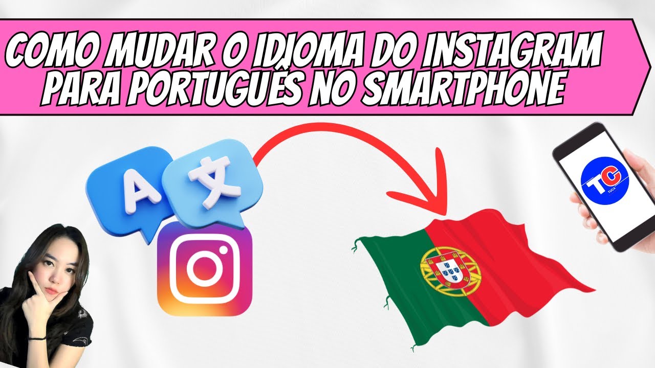 Como mudar o idioma do Instagram para português no smartphone - YouTube