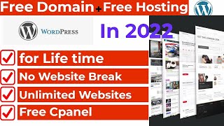 How to Make a Free Website 2022 (Free Domain & Free Hosting) 2022  | Create WordPress website | screenshot 3