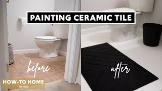 How To Paint Your Ceramic Tile Floor | Ep. 1 HOWTO HOME: THE SERIES