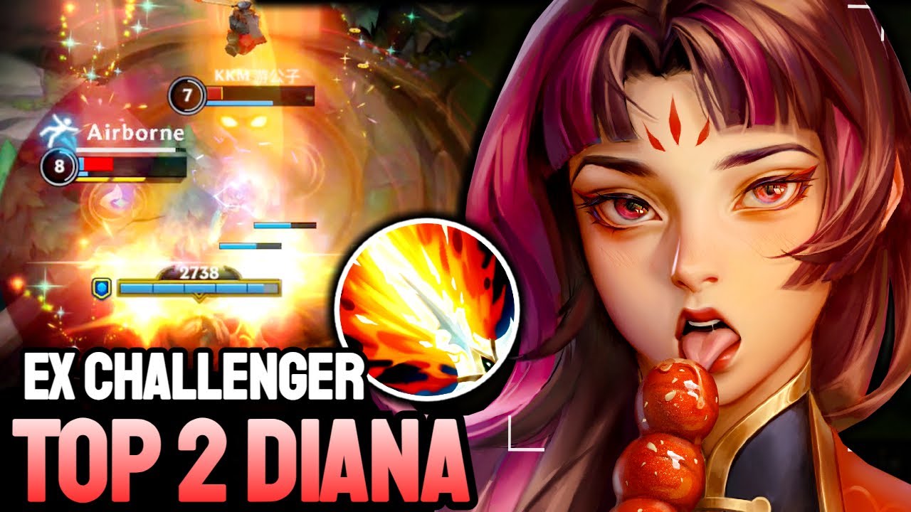 WILD RIFT DIANA - TOP 2 DIANA GAMEPLAY - GRANDMASTER RANKED