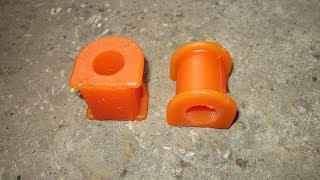 Замена втулок стабилизатора на полиуретан TOYOTA/Replace a stabilizer bushing