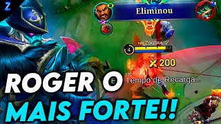 O HERÓI MAIS META ATUALMENTE - ROGER GAMEPLAY | Mobile Legends