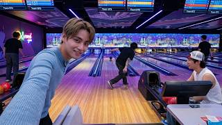 Taehyung Shares a Moment Bowling with Jungkook & J-Hope in Boston