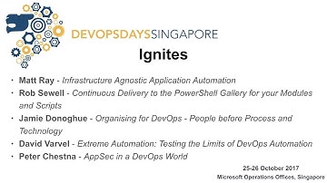 Day 1 ignites - DevOpsDays Singapore 2017