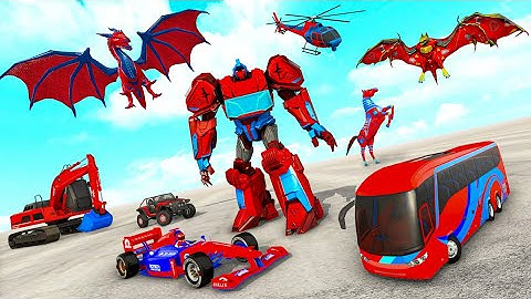 Multi Robot Car Transform Bat: Bus Robot Games | Robot gameplay 2021 | new Robot Game video