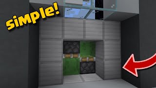 MCPE : Cara Membuat Lift Mudah Sangat Otomatis - Tutorial Minecraft