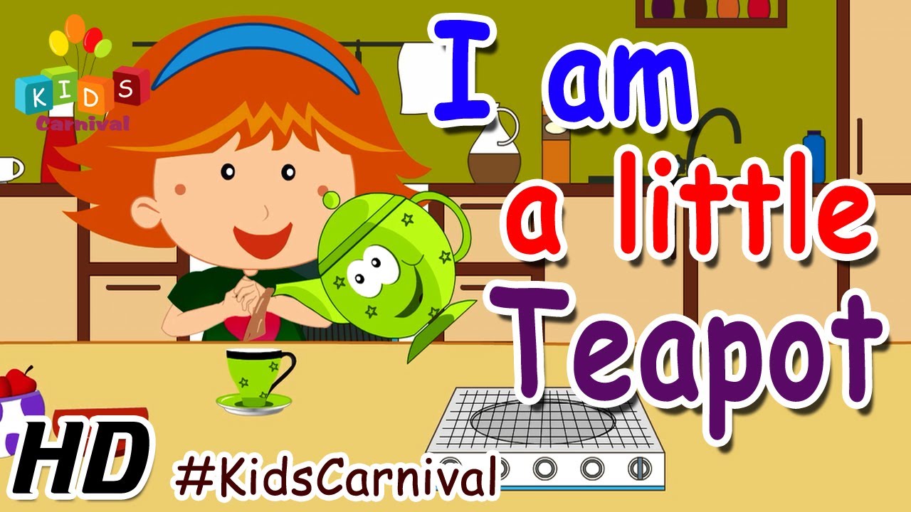 I Am A Little Teapot Nursery Rhymes Play School Songs Easy To