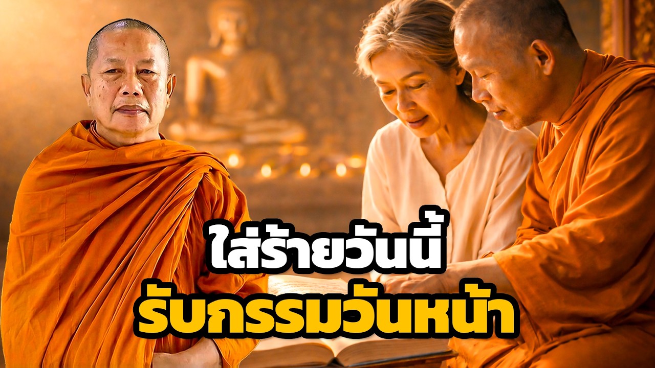 กรรม..ใส่ร้ายคนไม่มีผิดคือการสร้างกรรมร้าย ธรรมะคลายทุกข์ พระมหาบุญช่วย ปัญญาวชิโร
