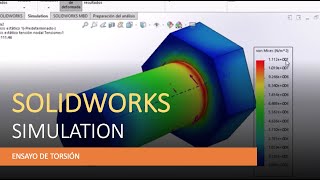 Ensayo de torsión en SolidWorks Simulation