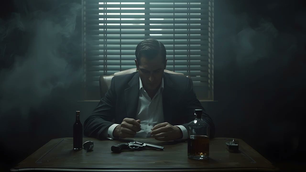 Dark Blues for Men | Whiskey, Power & Silent Confidence | Moonlight Noir Playlist 1 Hour Mix