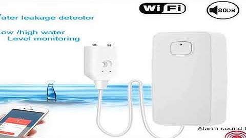 Tuya Smart Flood Leakage Sensor Remote Monitor WiFi Water Overflow Level Detector Water Leak Se