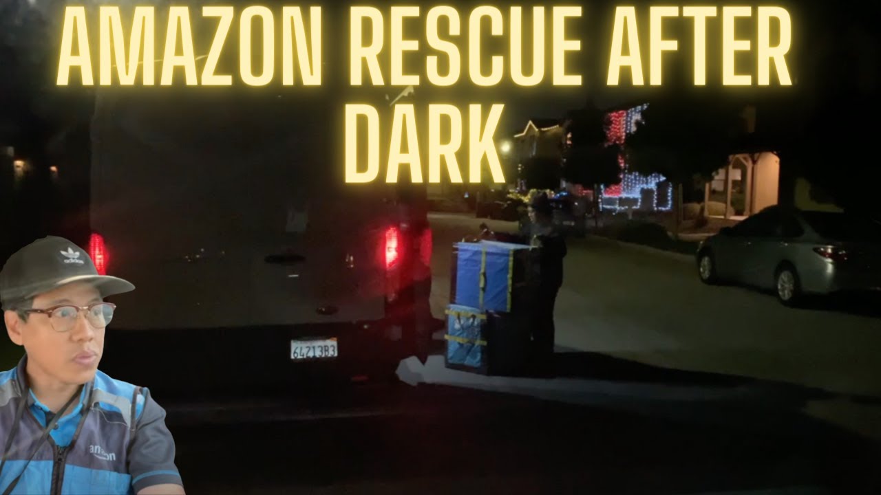 DAY IN THE LIFE OF AN AMAZON DELIVERY DRIVER - RESCUE AFTER DARK - YouTube