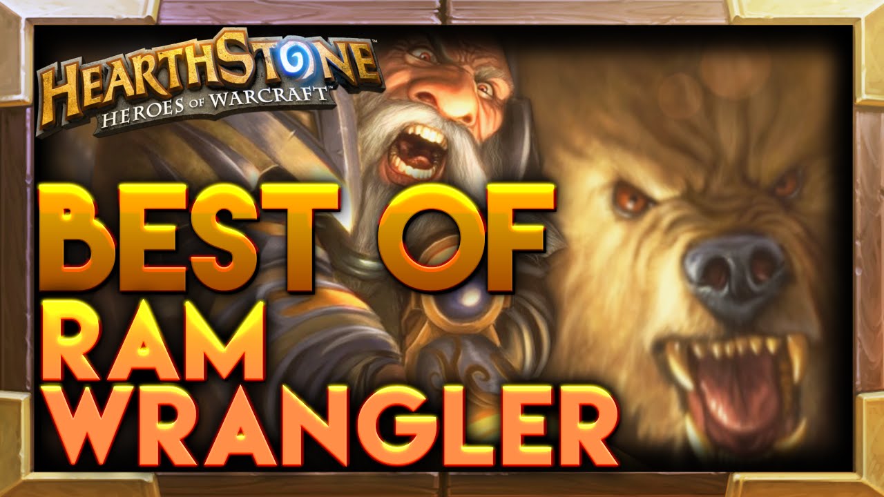 Ram Wrangler Hearthstone TGT Moments | Hearthstone Funny Best Lucky Plays Moments