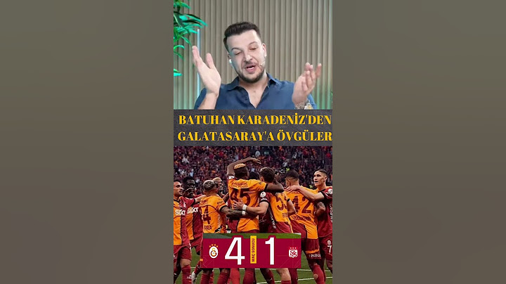 Galatasaray-Sivasspor Maçı Sonrası Batuhan Karadeniz'den Galatasaray'a Övgüler. #galatasaray