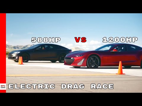 Video: Amerikansk Super Sedan Drako GTE Viste Fordelene Med Fire Elektriske Motorer På Is