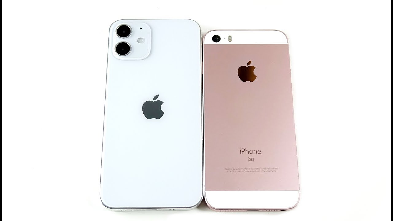 iPhone 12 Mini Size vs iPhone SE