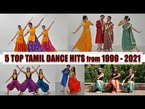 5 Top Tamil Dance Hits From 1999 To 2021 | 5 Styles, Choreography & Costumes | Vinatha & Company